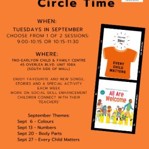 Circle Time Sept Poster