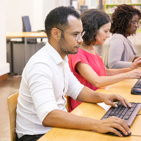 Employment Programs computer course multiracial people