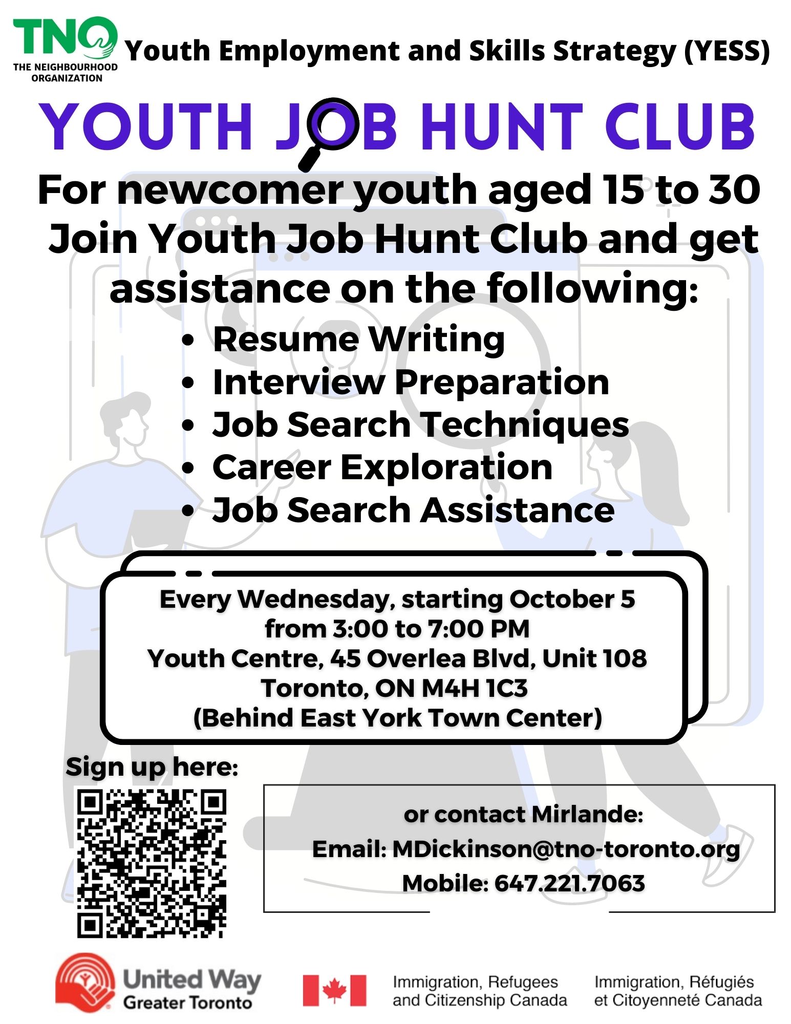 Youth job hunt club