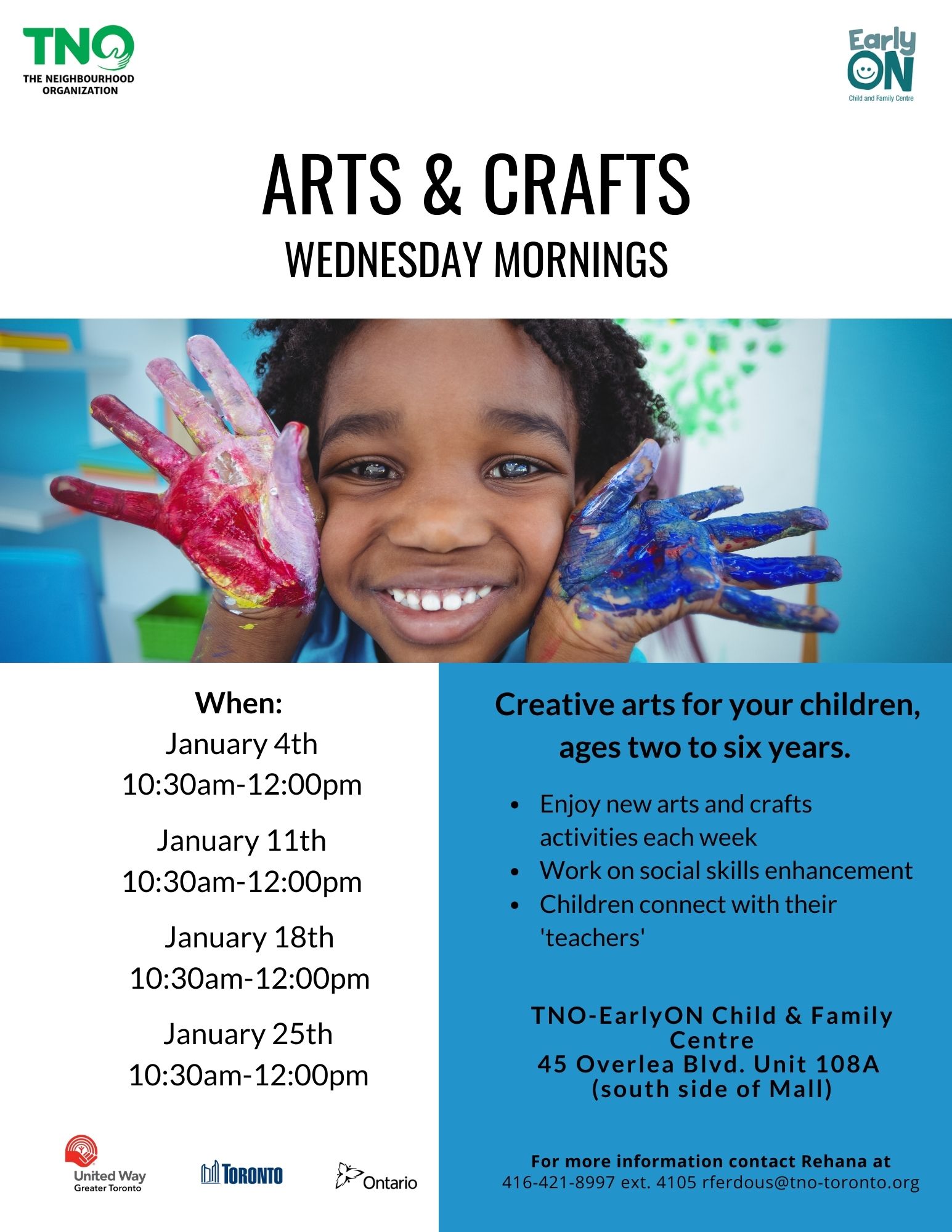 Arts & Crafts Wednesdays January 2023