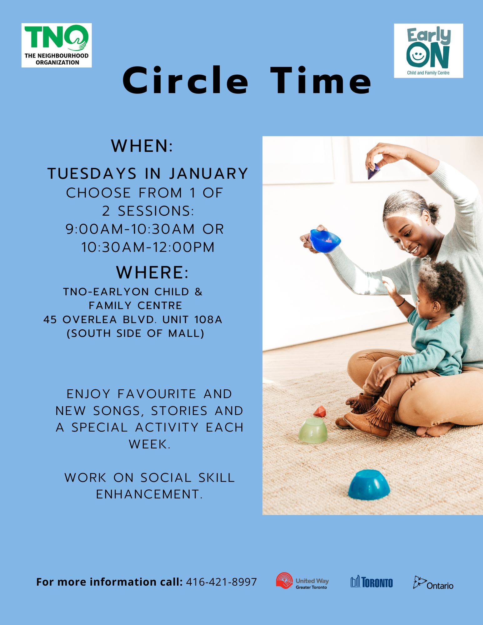 Circle Time - Tuesdays January 2023