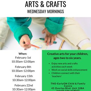 Arts & Crafts Wednesdays February 2023