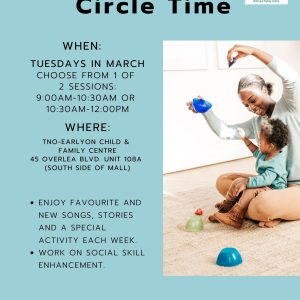 Circle Time - Tuesday March 2023