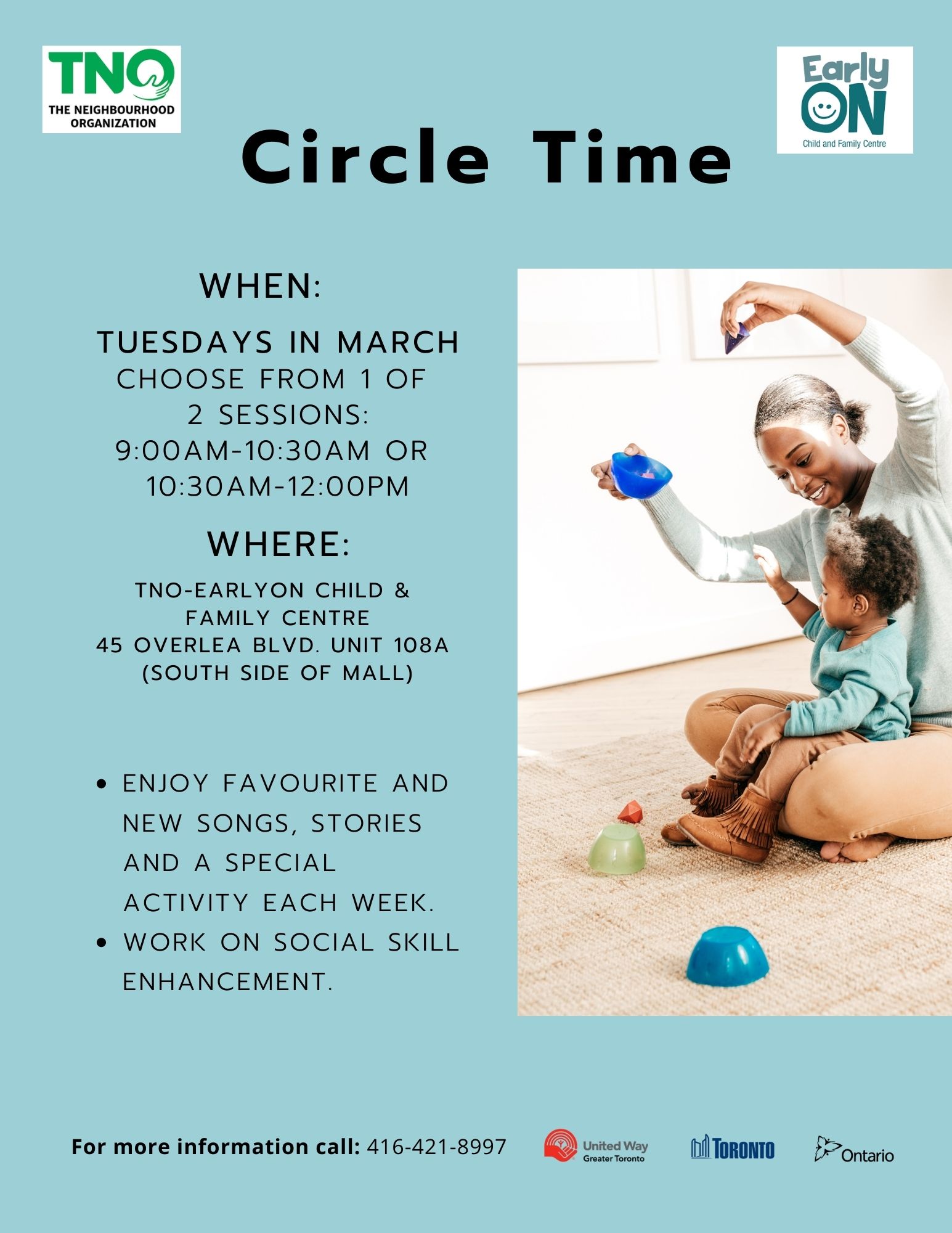 Circle Time - Tuesday March 2023