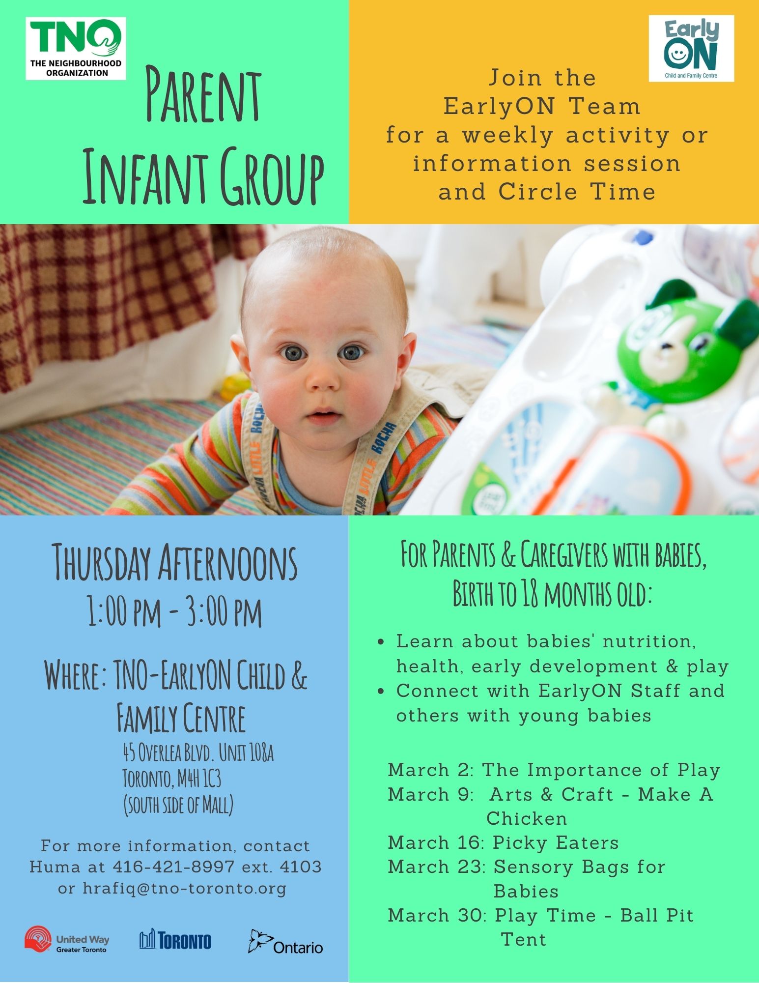 Parent Infant Group - March 2023
