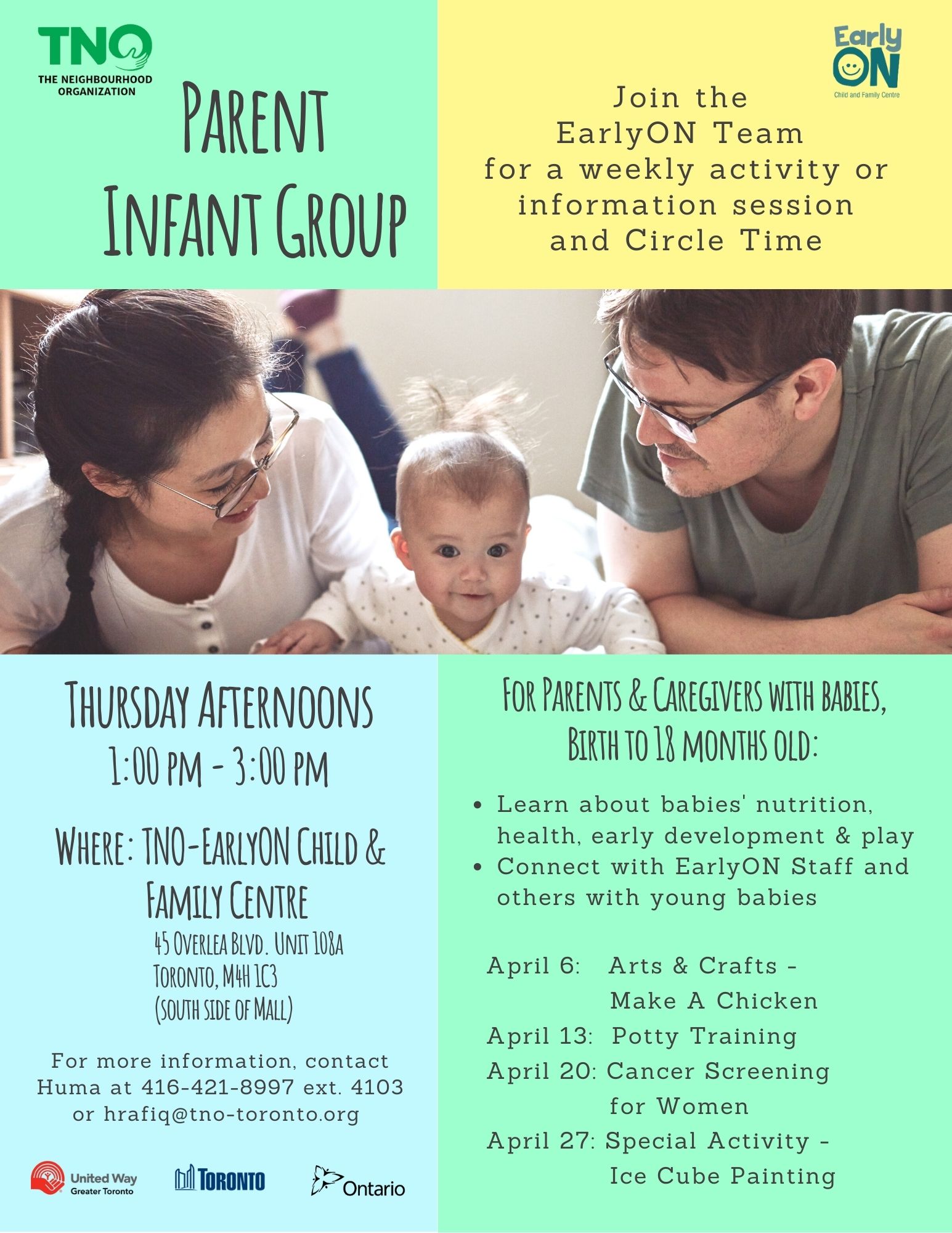 Parent Infant Group April 2023