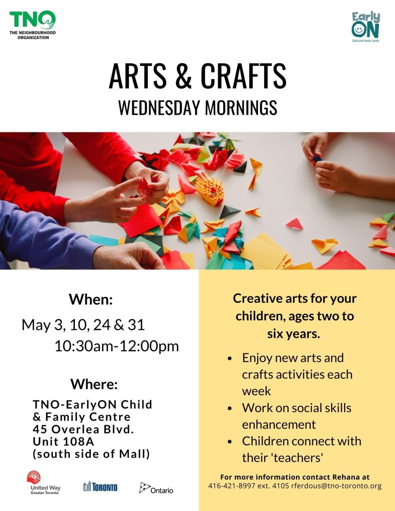 Arts & Crafts Wednesdays May 2023