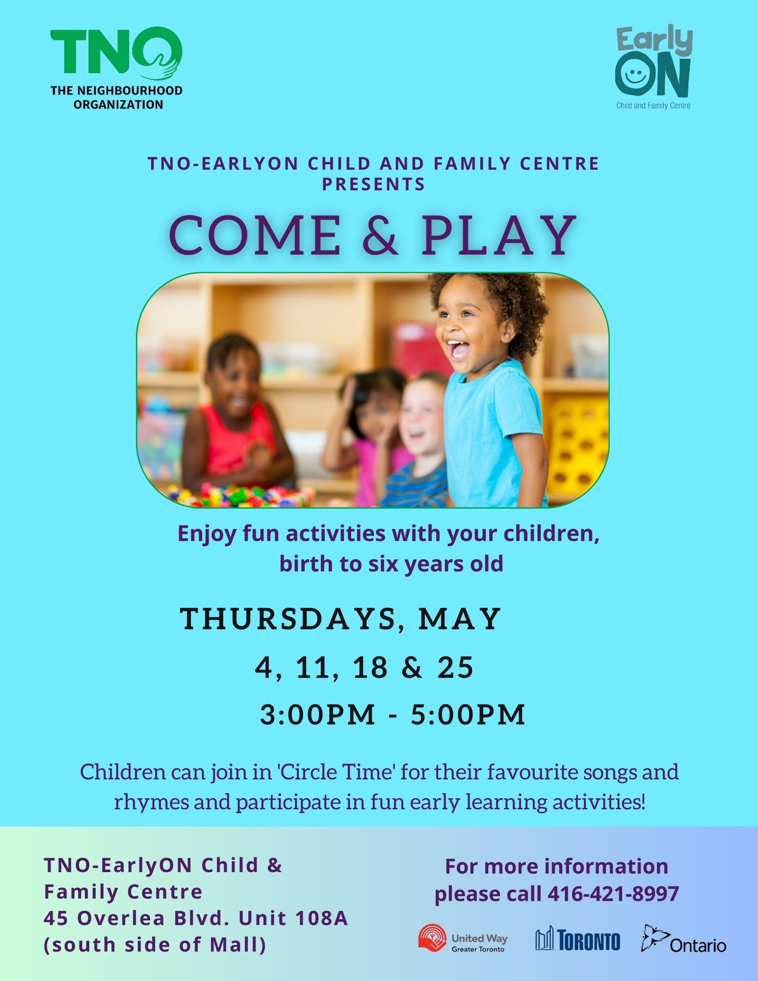 Come & Play Thursdays May 2023