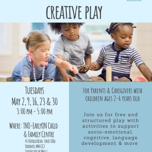 Creative Play - Tuesdays May 2023