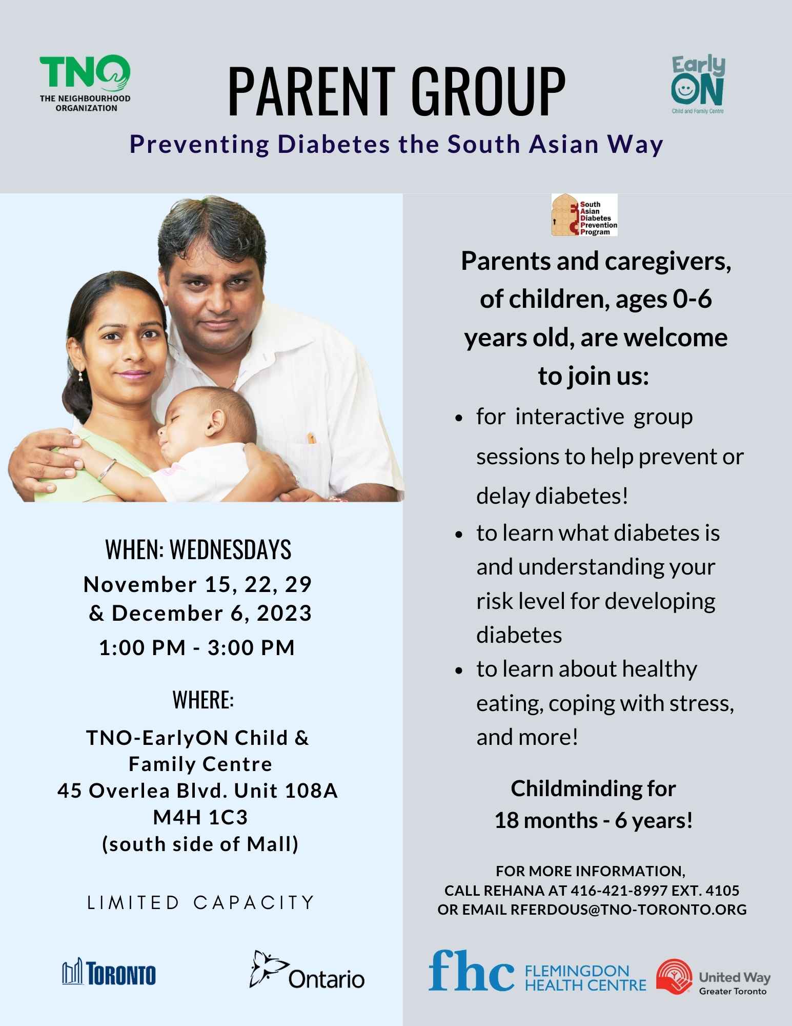 South Asian Diabetes Prevention Workshop Series