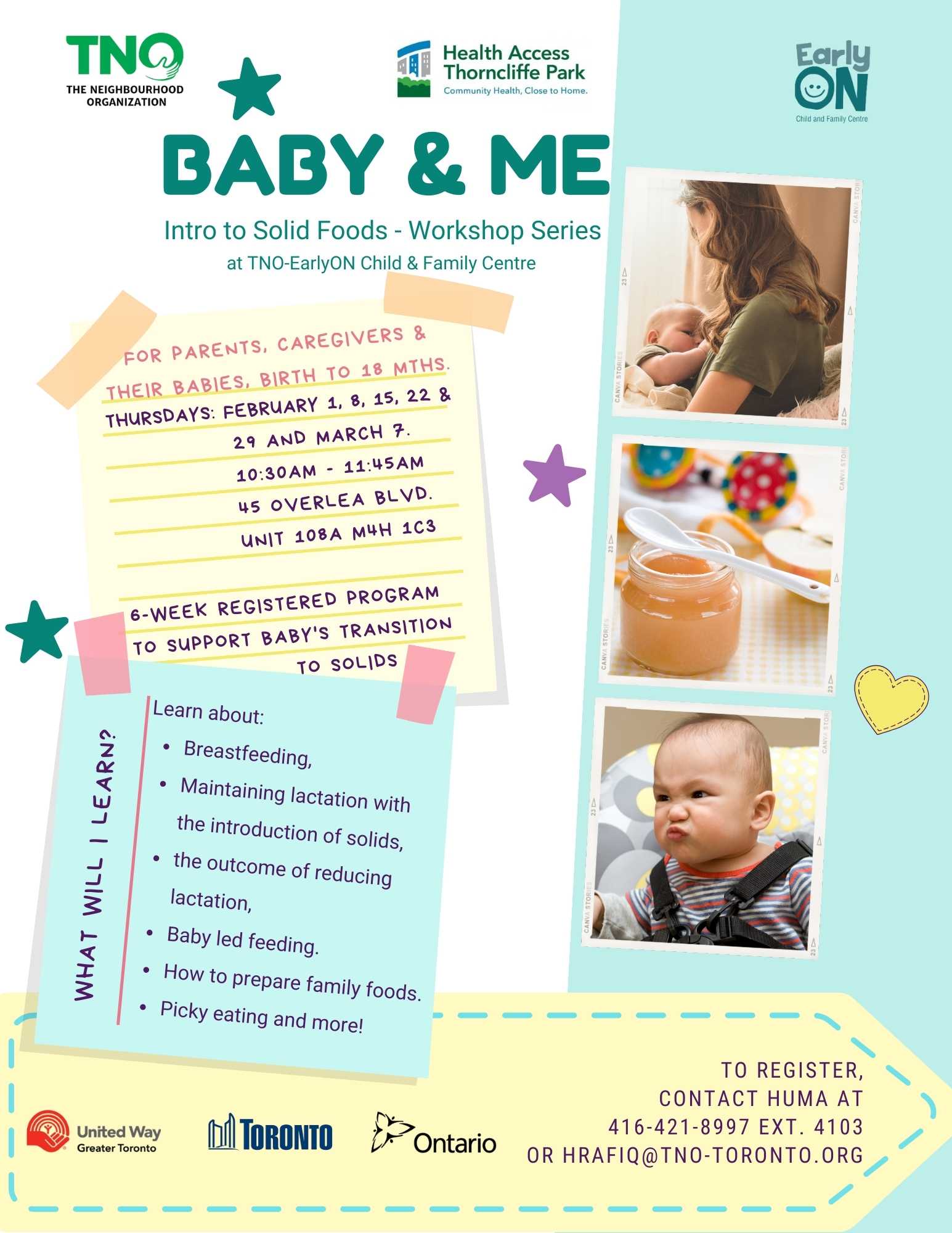 Baby & Me - Intro to Solid Foods