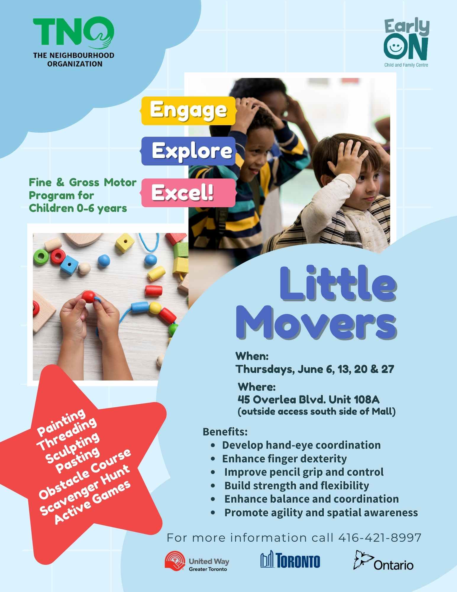 Little Movers - New Fine & Gross Motor Program