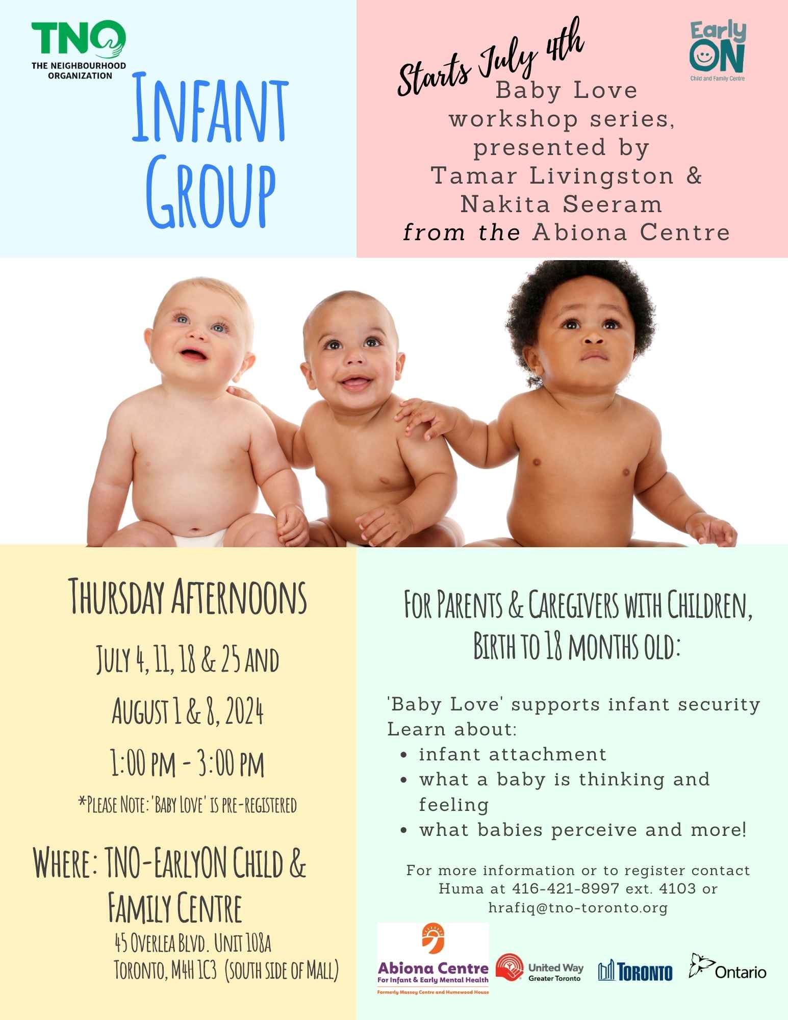 Infant Group - Baby Love Workshop Series