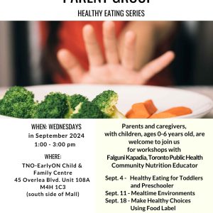 Parent Group - Healthy Eating Series