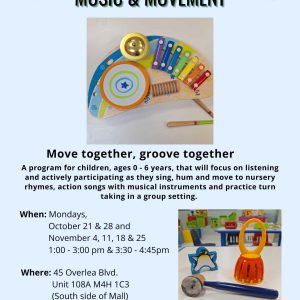 Music & Movement October and November 2024